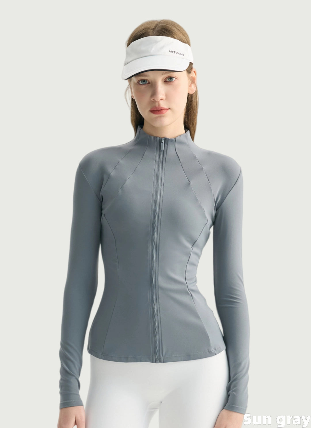 LuneFlow TCX42002 – Hauts de yoga sans couture en gros pour femmes – T-shirts de sport à manches longues respirants effet seconde peau pour le fitness et la course à pied