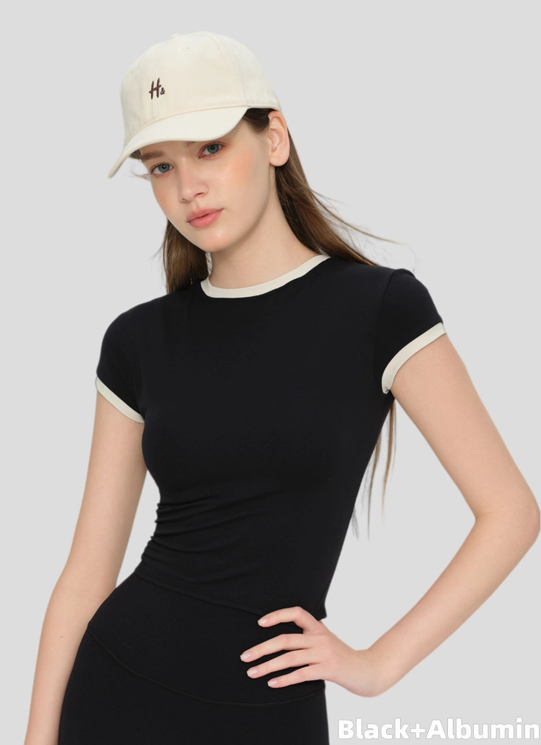 LuneFlow TCX42002 – Hauts de yoga sans couture en gros pour femmes – T-shirts de sport à manches longues respirants effet seconde peau pour le fitness et la course à pied