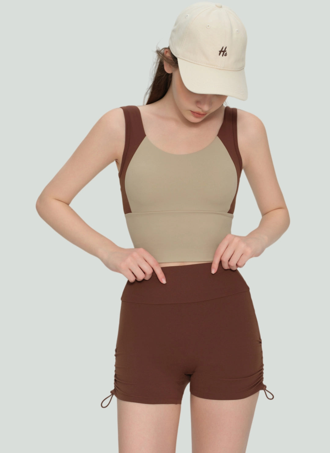 LuneFlow TCX42002 – Hauts de yoga sans couture en gros pour femmes – T-shirts de sport à manches longues respirants effet seconde peau pour le fitness et la course à pied