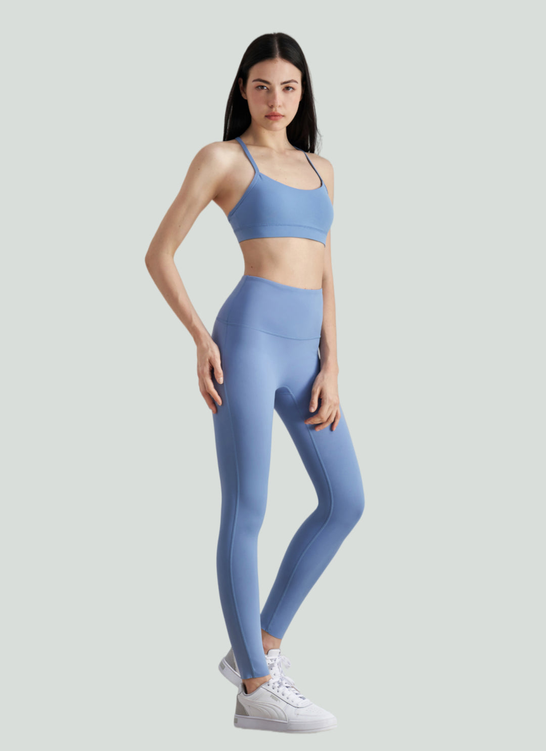 LuneFlow TCX42002 – Hauts de yoga sans couture en gros pour femmes – T-shirts de sport à manches longues respirants effet seconde peau pour le fitness et la course à pied