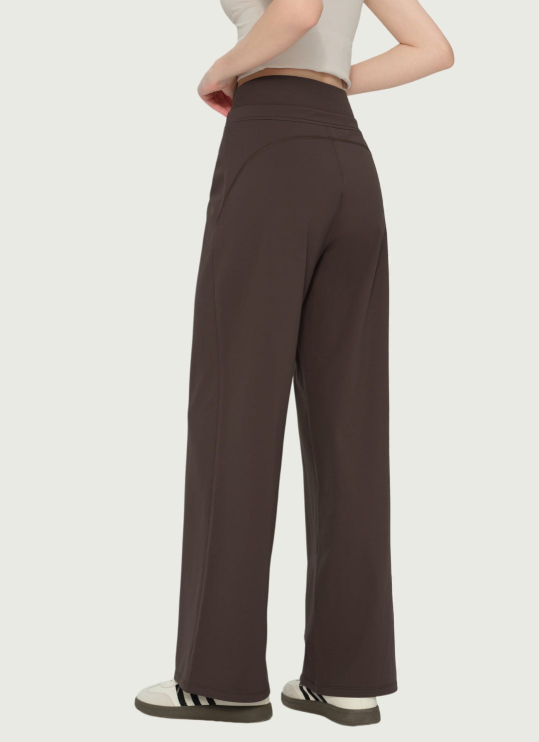 LuneFlow TCX42002 – Hauts de yoga sans couture en gros pour femmes – T-shirts de sport à manches longues respirants effet seconde peau pour le fitness et la course à pied