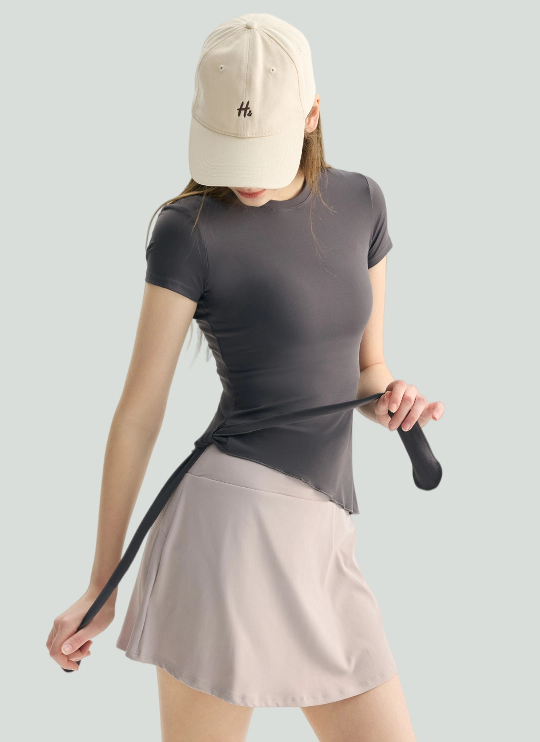 LuneFlow TCX42002 – Hauts de yoga sans couture en gros pour femmes – T-shirts de sport à manches longues respirants effet seconde peau pour le fitness et la course à pied