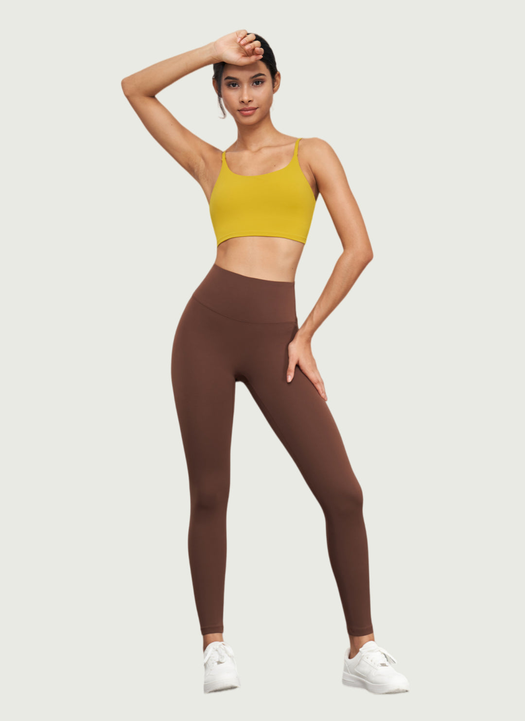 LuneFlow TCX42002 – Hauts de yoga sans couture en gros pour femmes – T-shirts de sport à manches longues respirants effet seconde peau pour le fitness et la course à pied