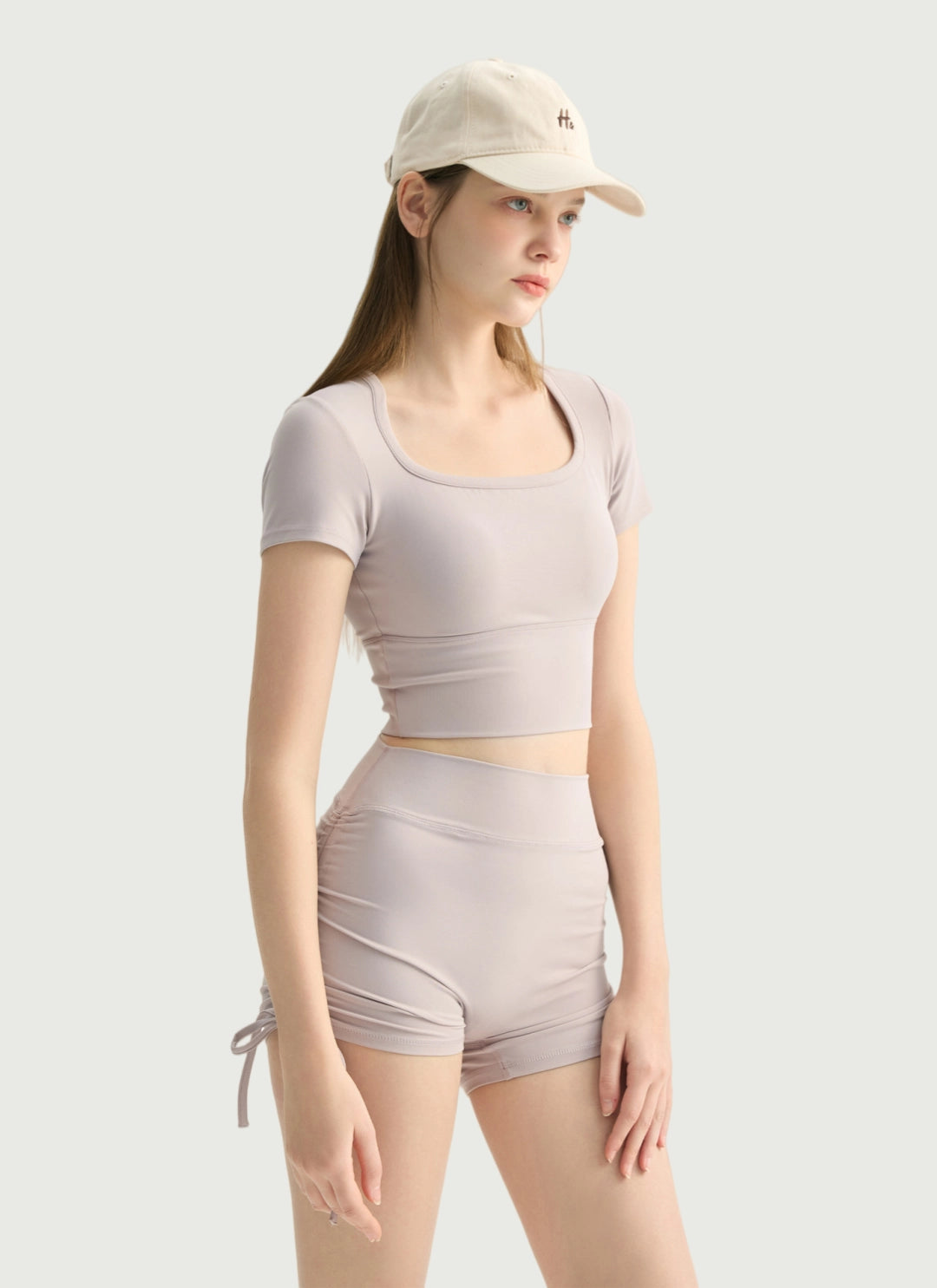 LuneFlow TCX42002 – Hauts de yoga sans couture en gros pour femmes – T-shirts de sport à manches longues respirants effet seconde peau pour le fitness et la course à pied
