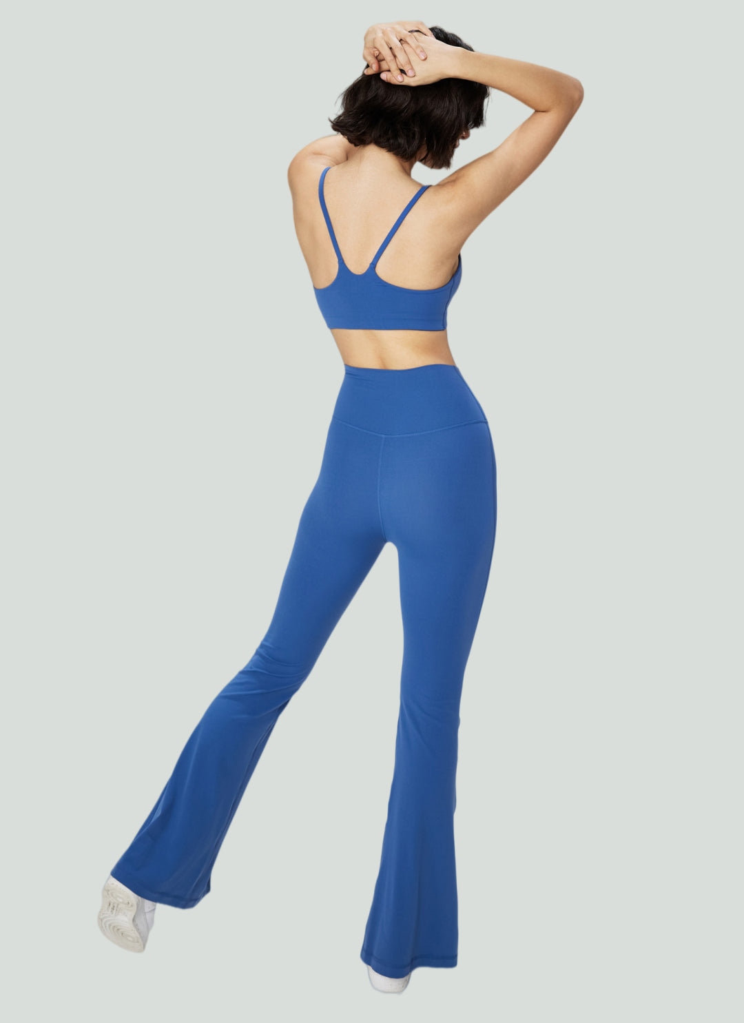 LuneFlow TCX42002 – Hauts de yoga sans couture en gros pour femmes – T-shirts de sport à manches longues respirants effet seconde peau pour le fitness et la course à pied