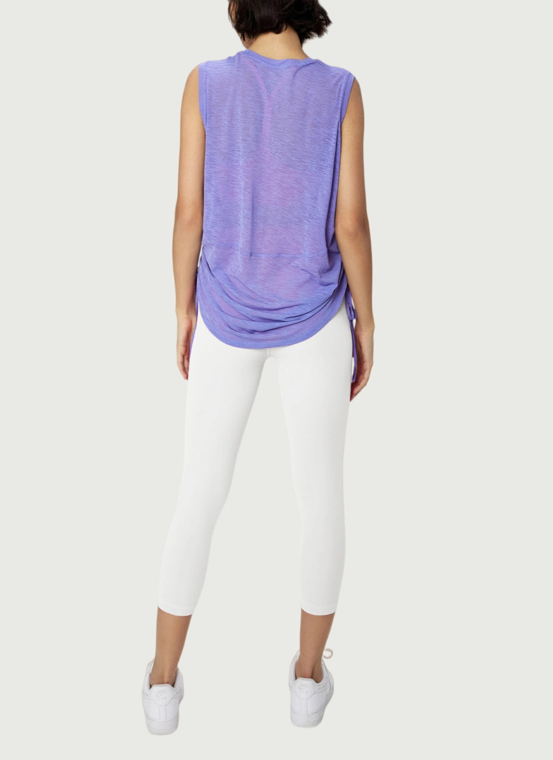 LuneFlow TCX42002 – Hauts de yoga sans couture en gros pour femmes – T-shirts de sport à manches longues respirants effet seconde peau pour le fitness et la course à pied