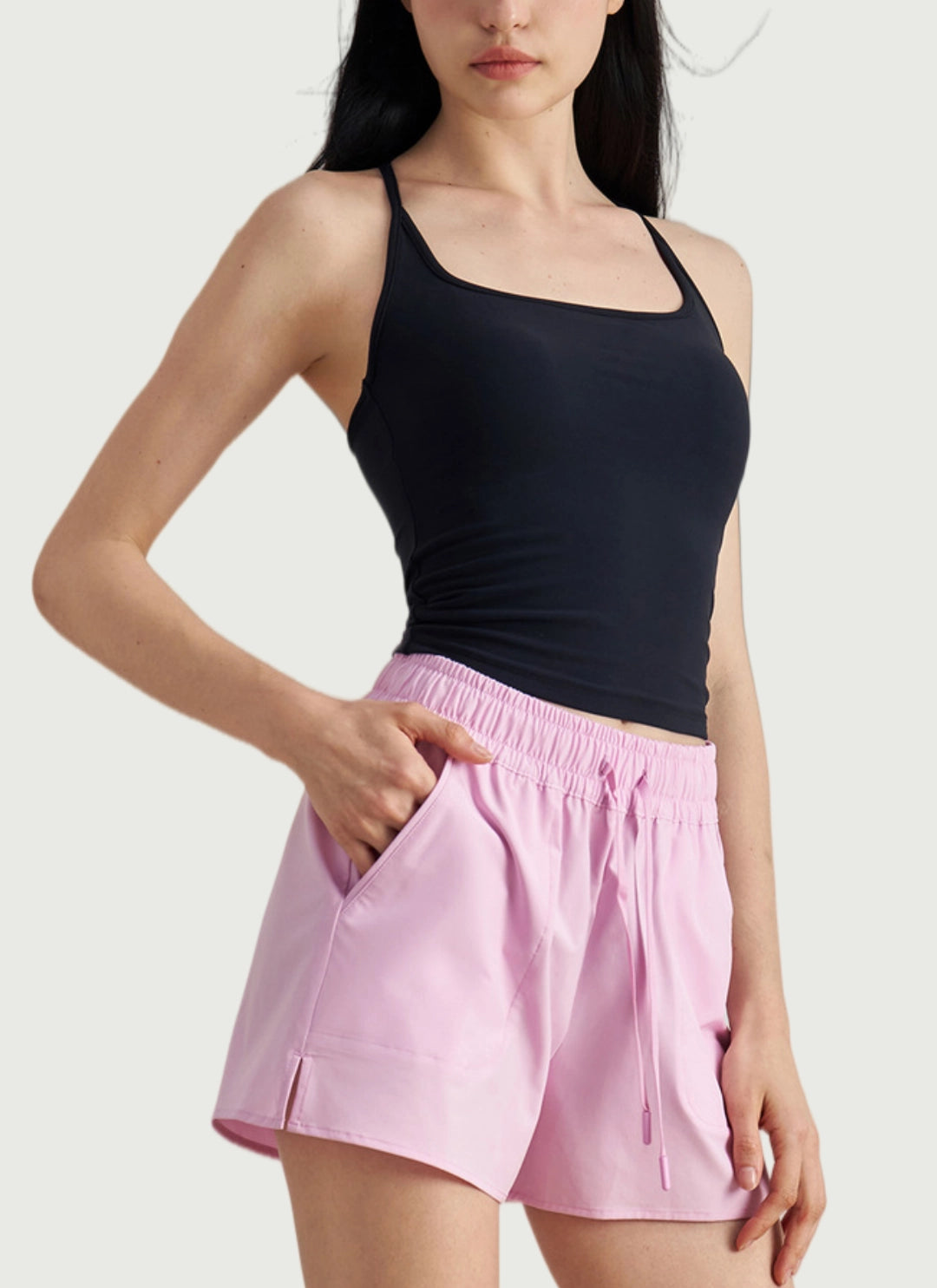 LuneFlow TCX42002 – Hauts de yoga sans couture en gros pour femmes – T-shirts de sport à manches longues respirants effet seconde peau pour le fitness et la course à pied