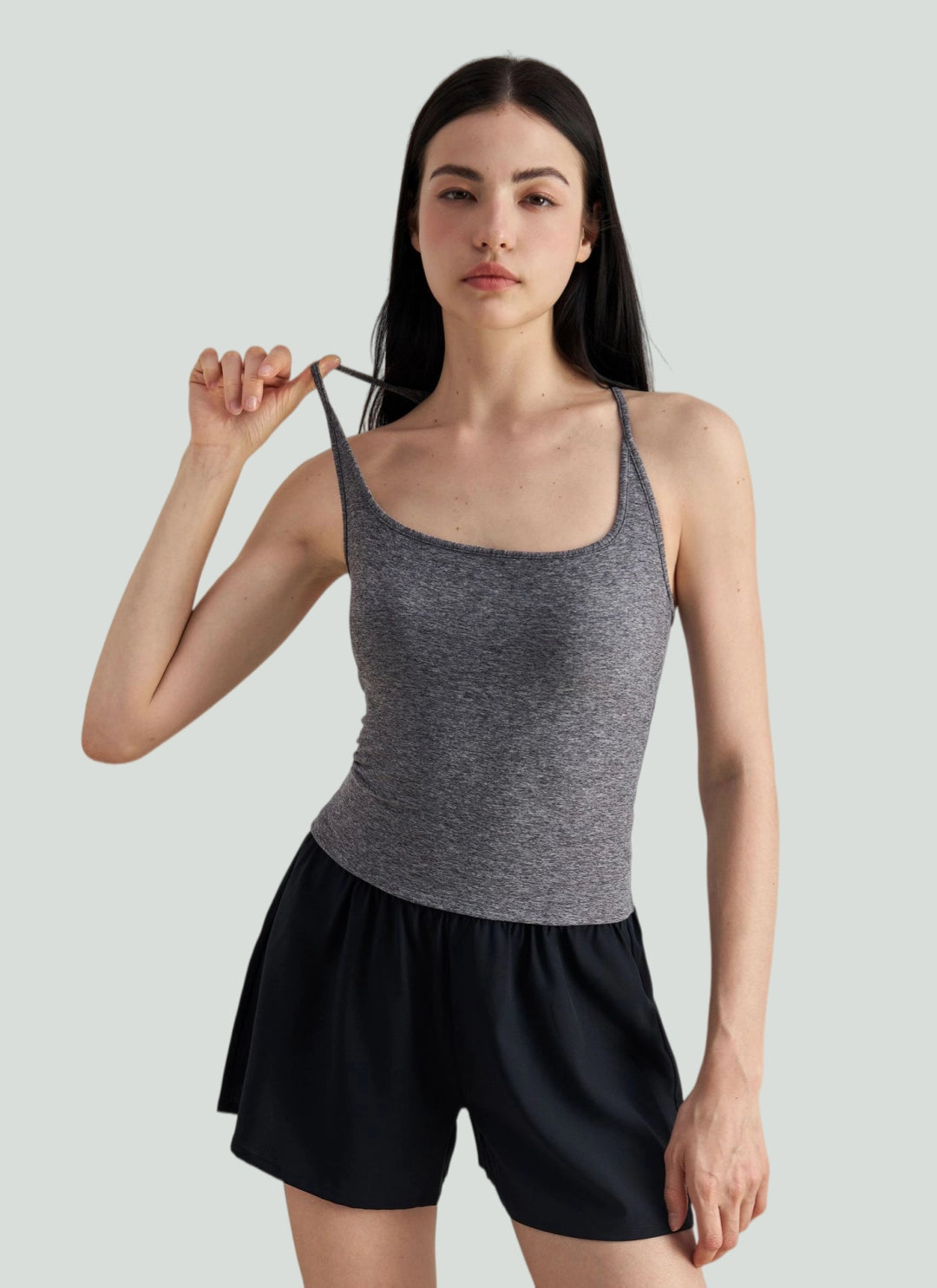 LuneFlow TCX42002 – Hauts de yoga sans couture en gros pour femmes – T-shirts de sport à manches longues respirants effet seconde peau pour le fitness et la course à pied