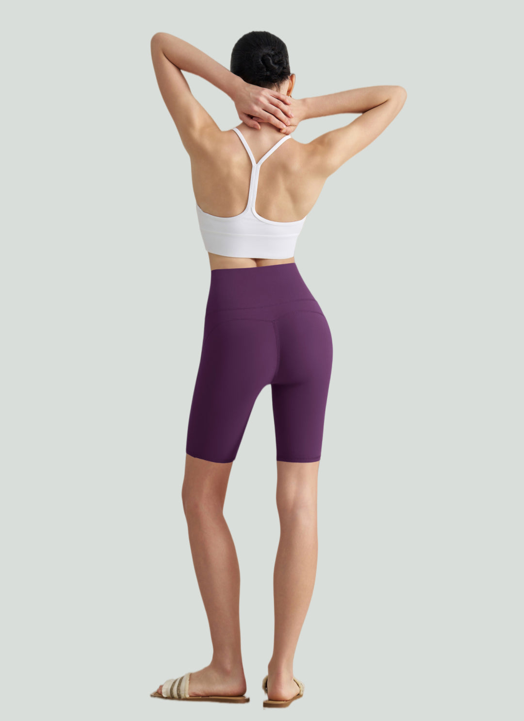 LuneFlow TCX42002 – Hauts de yoga sans couture en gros pour femmes – T-shirts de sport à manches longues respirants effet seconde peau pour le fitness et la course à pied
