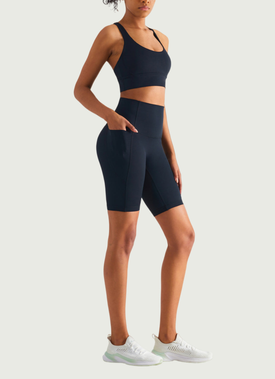 LuneFlow TCX42002 – Hauts de yoga sans couture en gros pour femmes – T-shirts de sport à manches longues respirants effet seconde peau pour le fitness et la course à pied