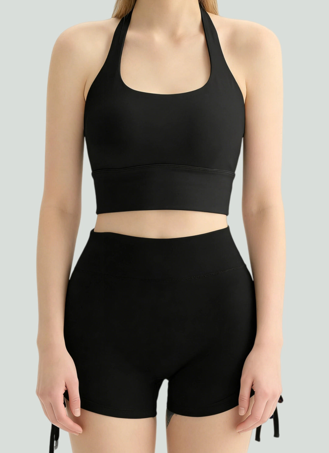 LuneFlow TCX42002 – Hauts de yoga sans couture en gros pour femmes – T-shirts de sport à manches longues respirants effet seconde peau pour le fitness et la course à pied