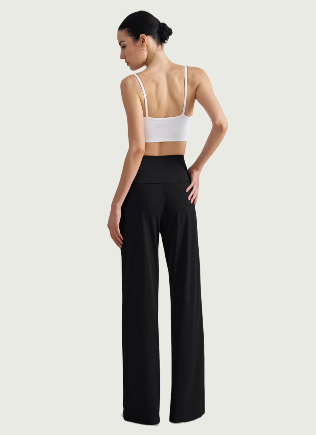 LuneFlow TCX42002 – Hauts de yoga sans couture en gros pour femmes – T-shirts de sport à manches longues respirants effet seconde peau pour le fitness et la course à pied