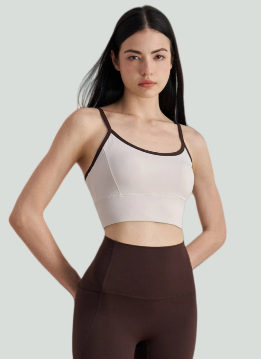 LuneFlow TCX42002 – Hauts de yoga sans couture en gros pour femmes – T-shirts de sport à manches longues respirants effet seconde peau pour le fitness et la course à pied