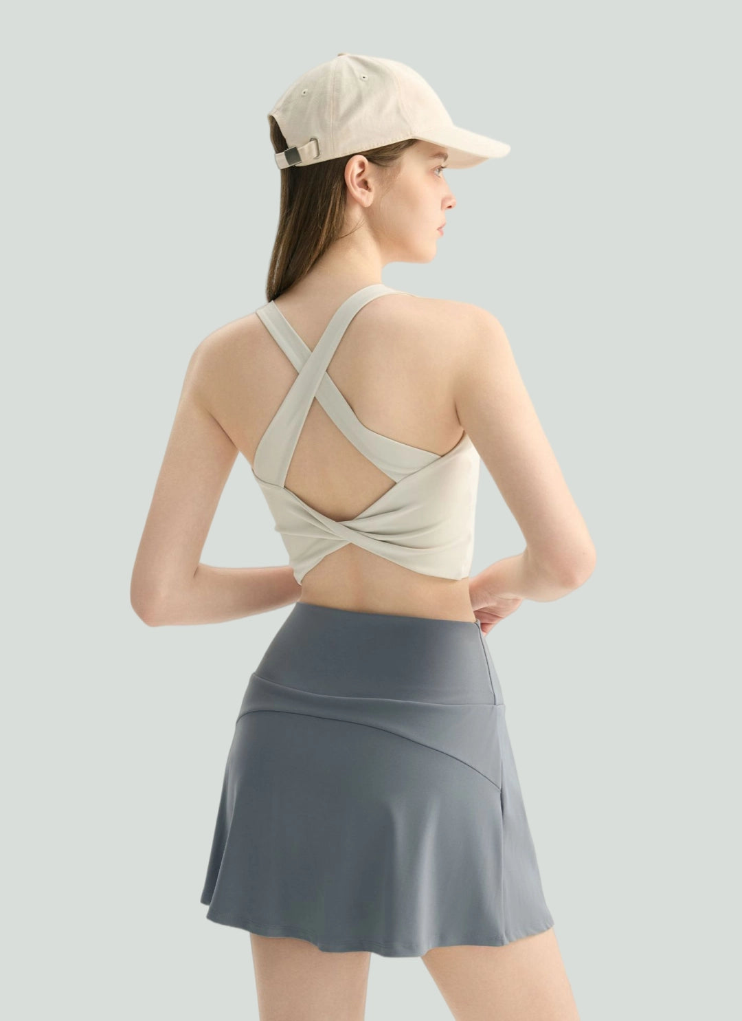 LuneFlow TCX42002 – Hauts de yoga sans couture en gros pour femmes – T-shirts de sport à manches longues respirants effet seconde peau pour le fitness et la course à pied