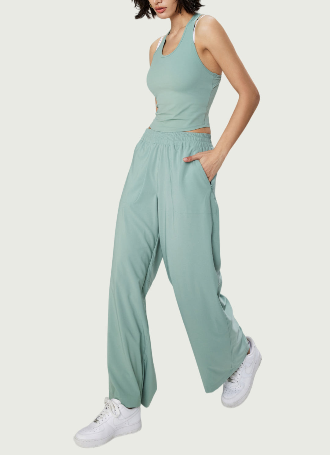 LuneFlow TCX42002 – Hauts de yoga sans couture en gros pour femmes – T-shirts de sport à manches longues respirants effet seconde peau pour le fitness et la course à pied