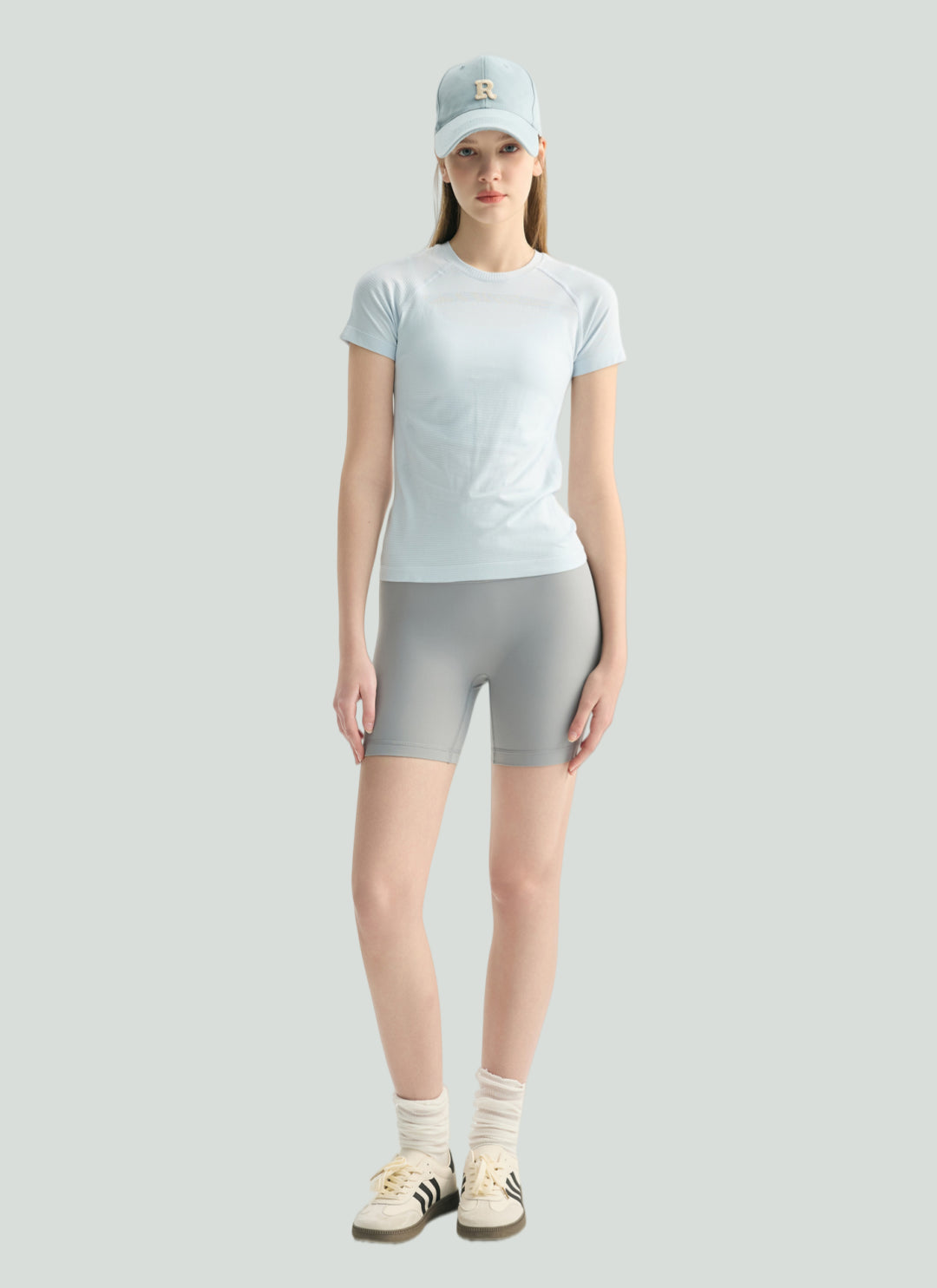 LuneFlow TCX42002 – Hauts de yoga sans couture en gros pour femmes – T-shirts de sport à manches longues respirants effet seconde peau pour le fitness et la course à pied