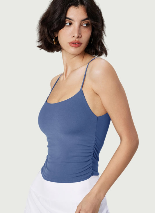 LuneFlow TCX42002 – Hauts de yoga sans couture en gros pour femmes – T-shirts de sport à manches longues respirants effet seconde peau pour le fitness et la course à pied