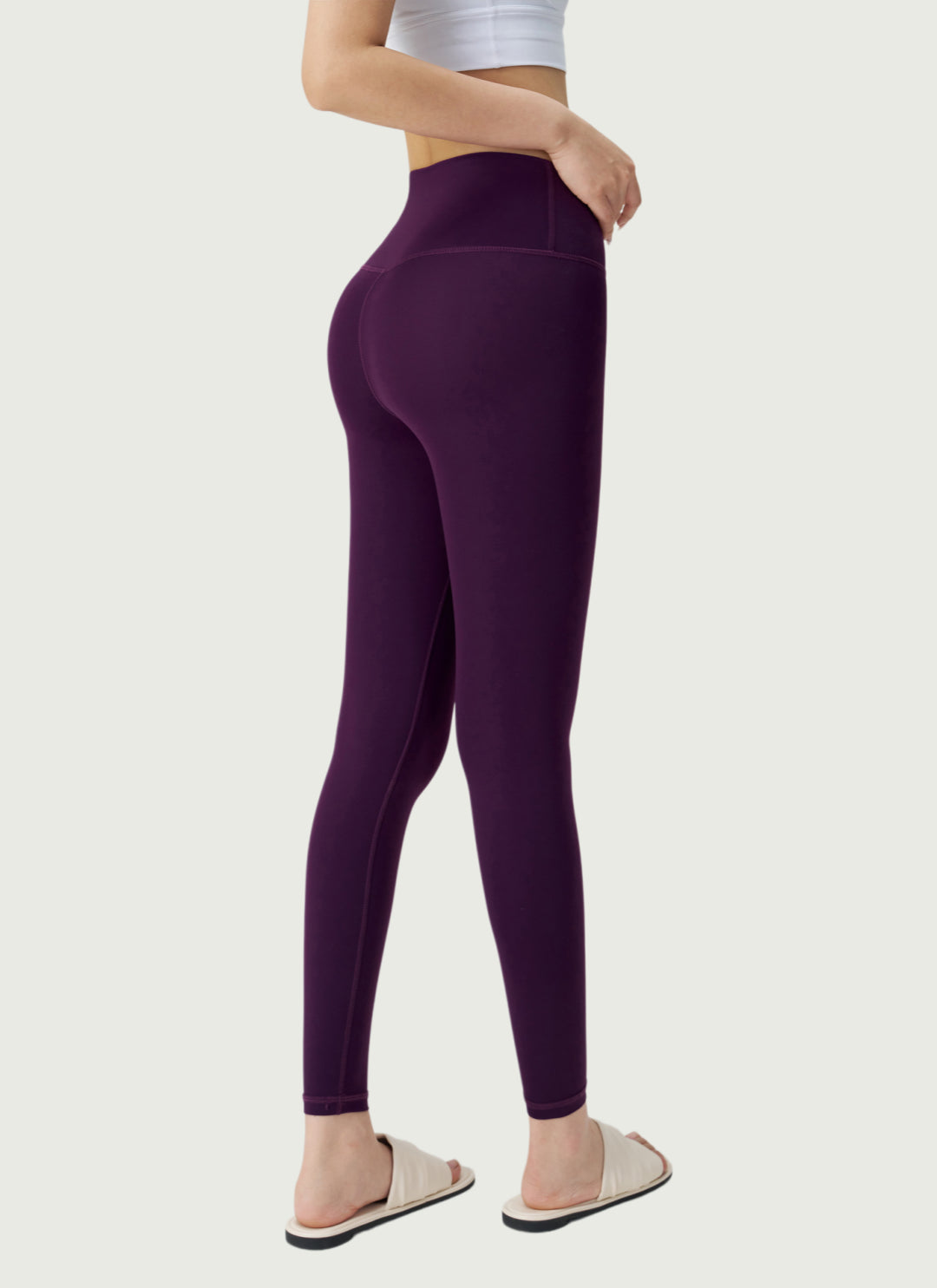 LuneFlow TCX42002 – Hauts de yoga sans couture en gros pour femmes – T-shirts de sport à manches longues respirants effet seconde peau pour le fitness et la course à pied