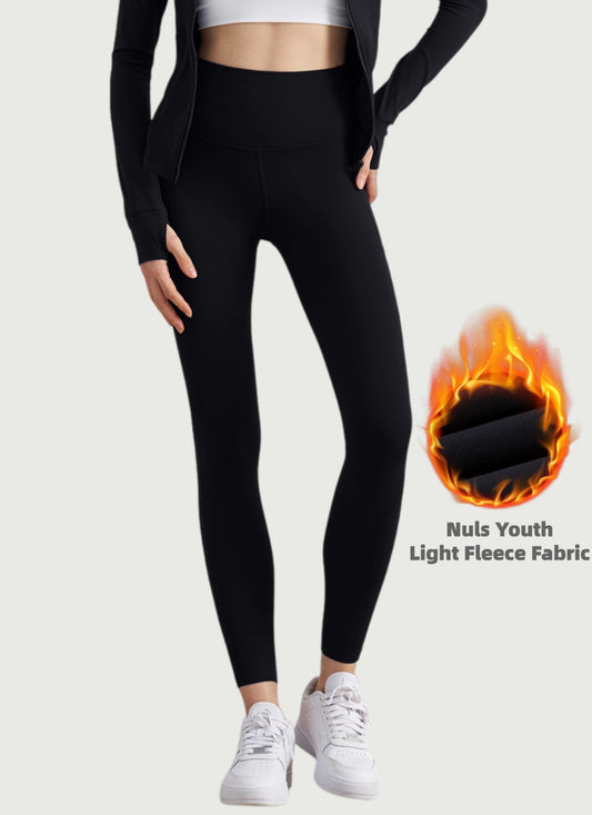 Nuls Youth Light Fleece Lined Butt Lifting Yoga Leggings TCK42023