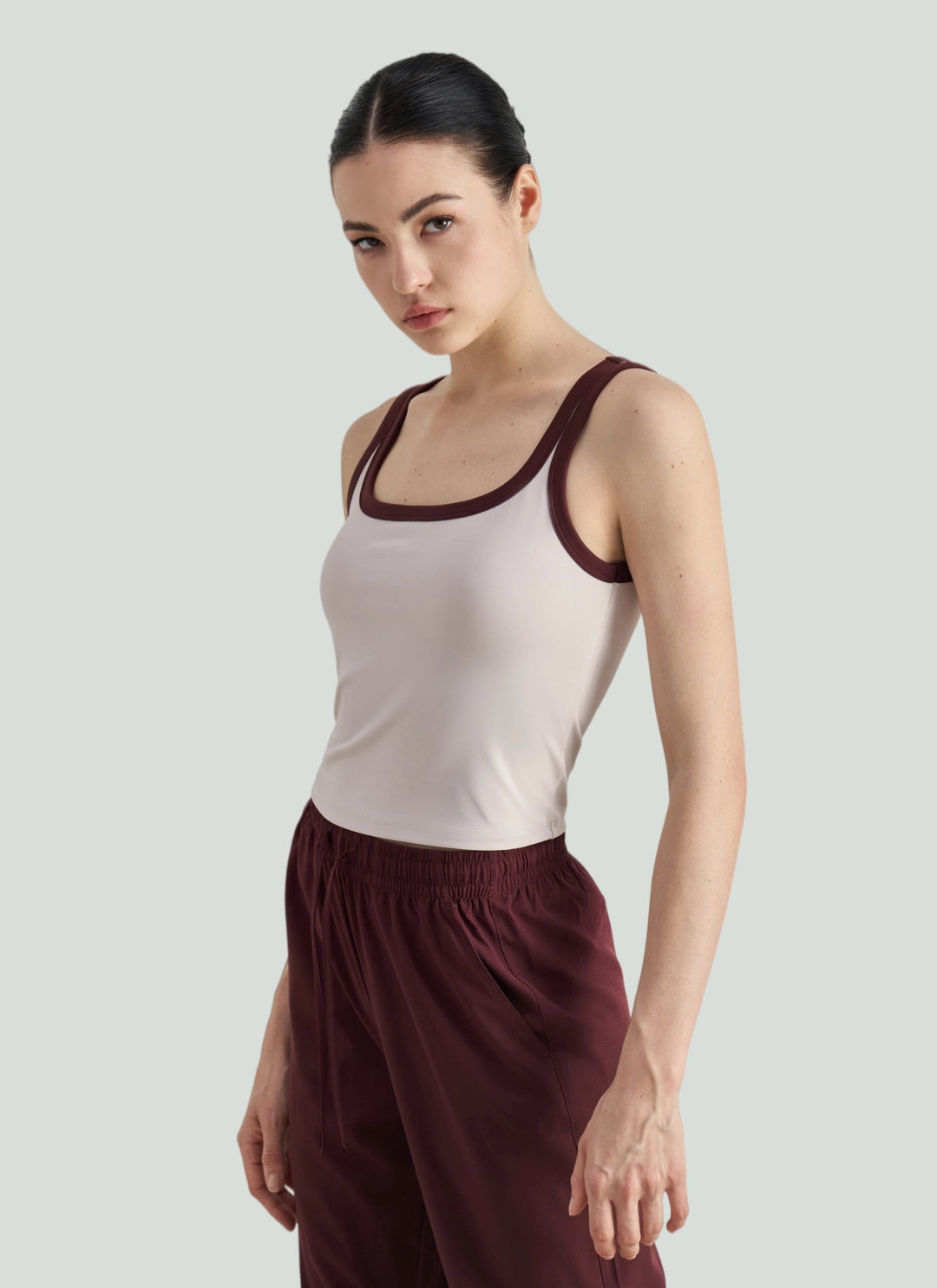 LuneFlow TCX42002 – Hauts de yoga sans couture en gros pour femmes – T-shirts de sport à manches longues respirants effet seconde peau pour le fitness et la course à pied
