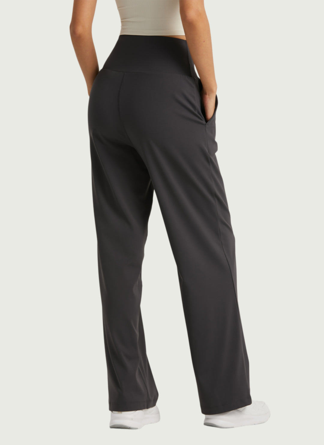 LuneFlow TCX42002 – Hauts de yoga sans couture en gros pour femmes – T-shirts de sport à manches longues respirants effet seconde peau pour le fitness et la course à pied