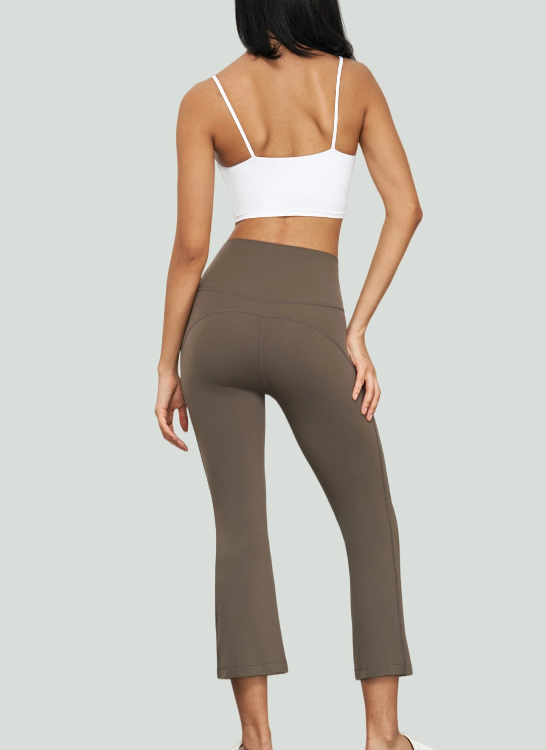 LuneFlow TCX42002 – Hauts de yoga sans couture en gros pour femmes – T-shirts de sport à manches longues respirants effet seconde peau pour le fitness et la course à pied