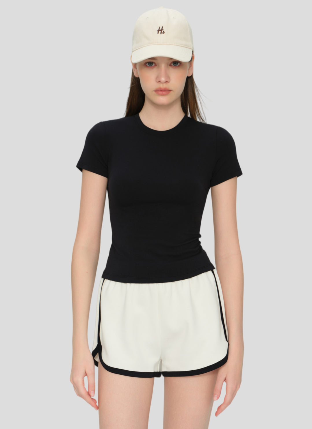 LuneFlow TCX42002 – Hauts de yoga sans couture en gros pour femmes – T-shirts de sport à manches longues respirants effet seconde peau pour le fitness et la course à pied