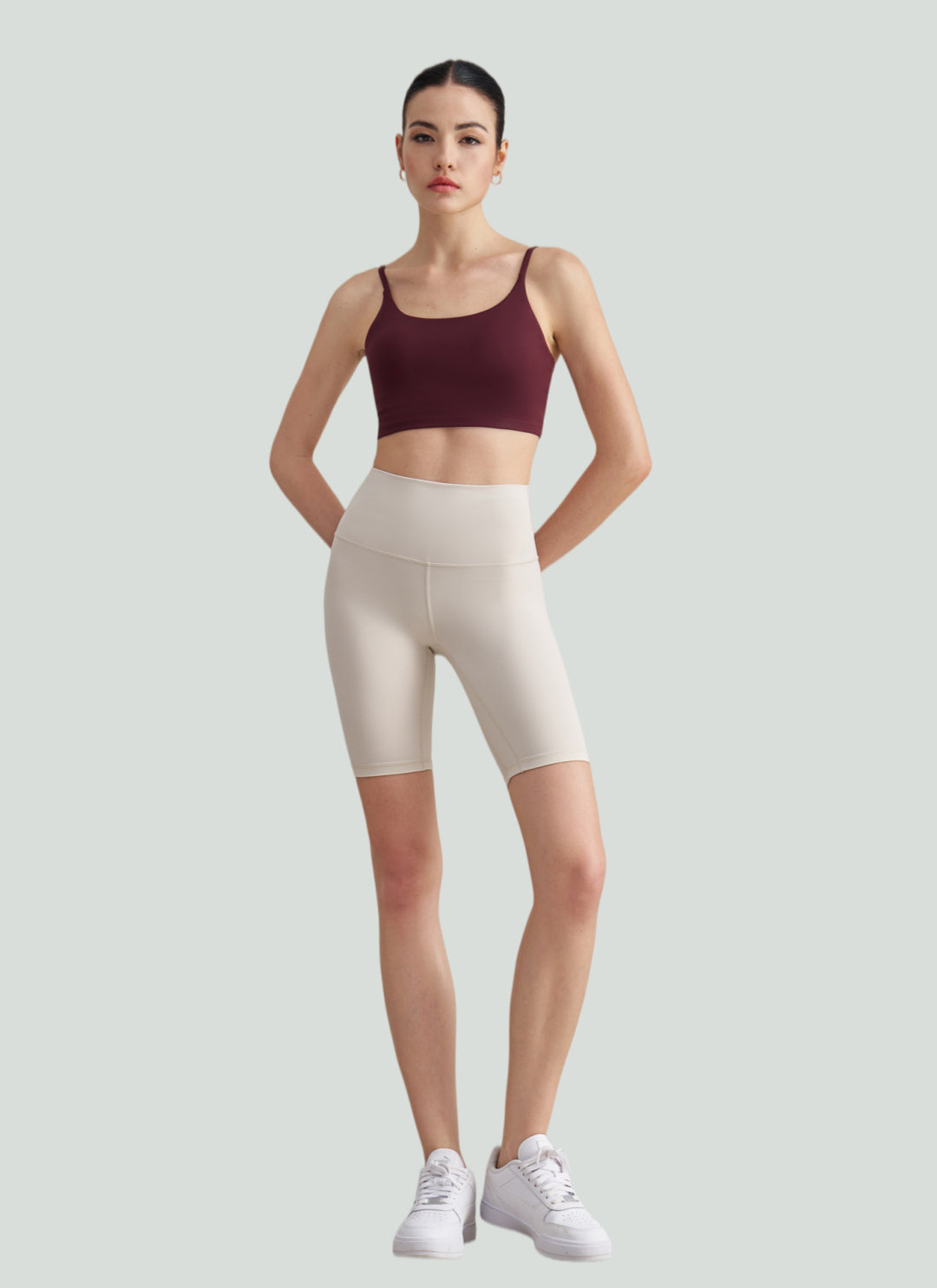 LuneFlow TCX42002 – Hauts de yoga sans couture en gros pour femmes – T-shirts de sport à manches longues respirants effet seconde peau pour le fitness et la course à pied
