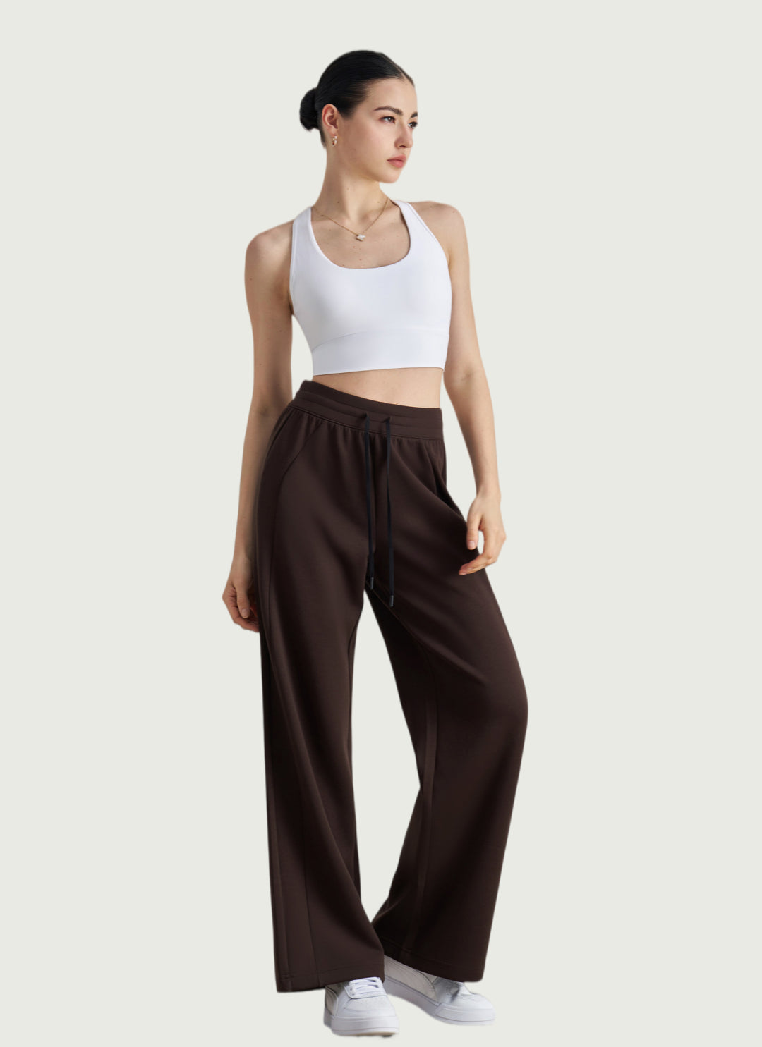 LuneFlow TCX42002 – Hauts de yoga sans couture en gros pour femmes – T-shirts de sport à manches longues respirants effet seconde peau pour le fitness et la course à pied