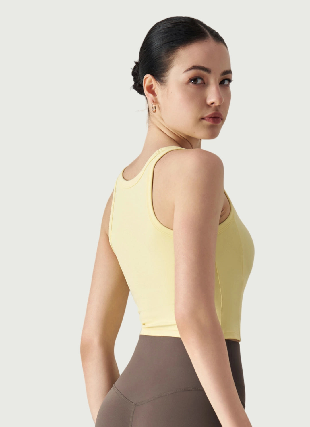 LuneFlow TCX42002 – Hauts de yoga sans couture en gros pour femmes – T-shirts de sport à manches longues respirants effet seconde peau pour le fitness et la course à pied