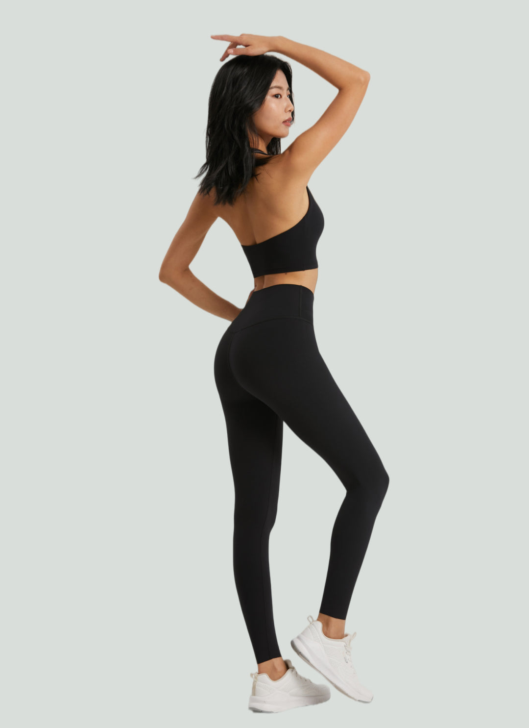 LuneFlow TCX42002 – Hauts de yoga sans couture en gros pour femmes – T-shirts de sport à manches longues respirants effet seconde peau pour le fitness et la course à pied