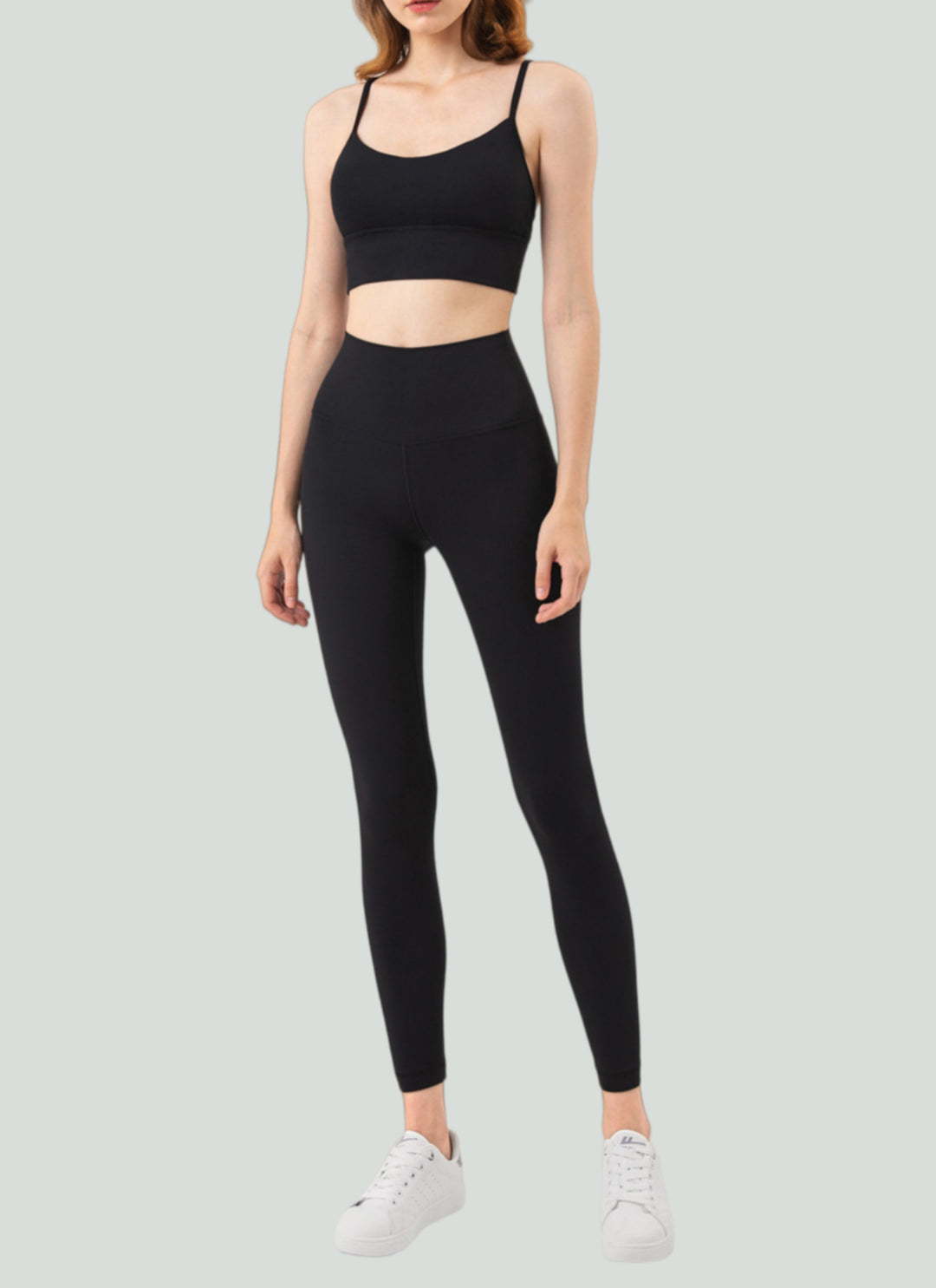 LuneFlow TCX42002 – Hauts de yoga sans couture en gros pour femmes – T-shirts de sport à manches longues respirants effet seconde peau pour le fitness et la course à pied