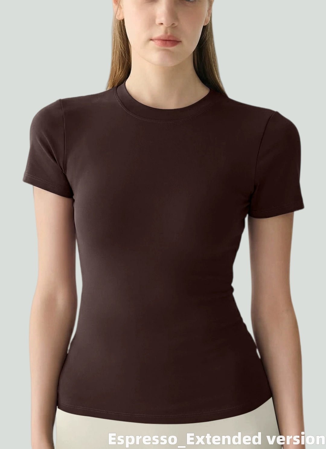 LuneFlow TCX42002 – Hauts de yoga sans couture en gros pour femmes – T-shirts de sport à manches longues respirants effet seconde peau pour le fitness et la course à pied