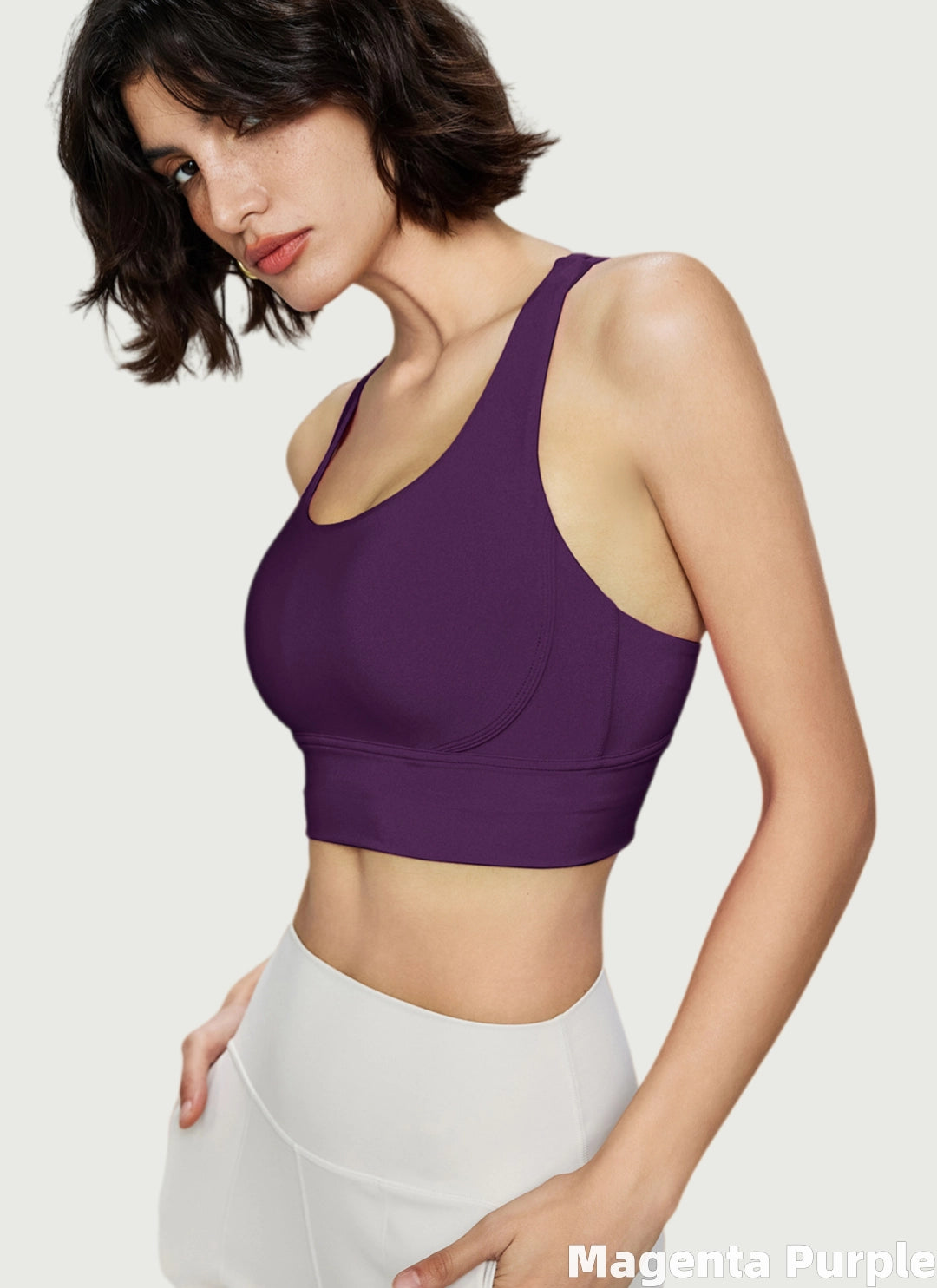 LuneFlow TCX42002 – Hauts de yoga sans couture en gros pour femmes – T-shirts de sport à manches longues respirants effet seconde peau pour le fitness et la course à pied