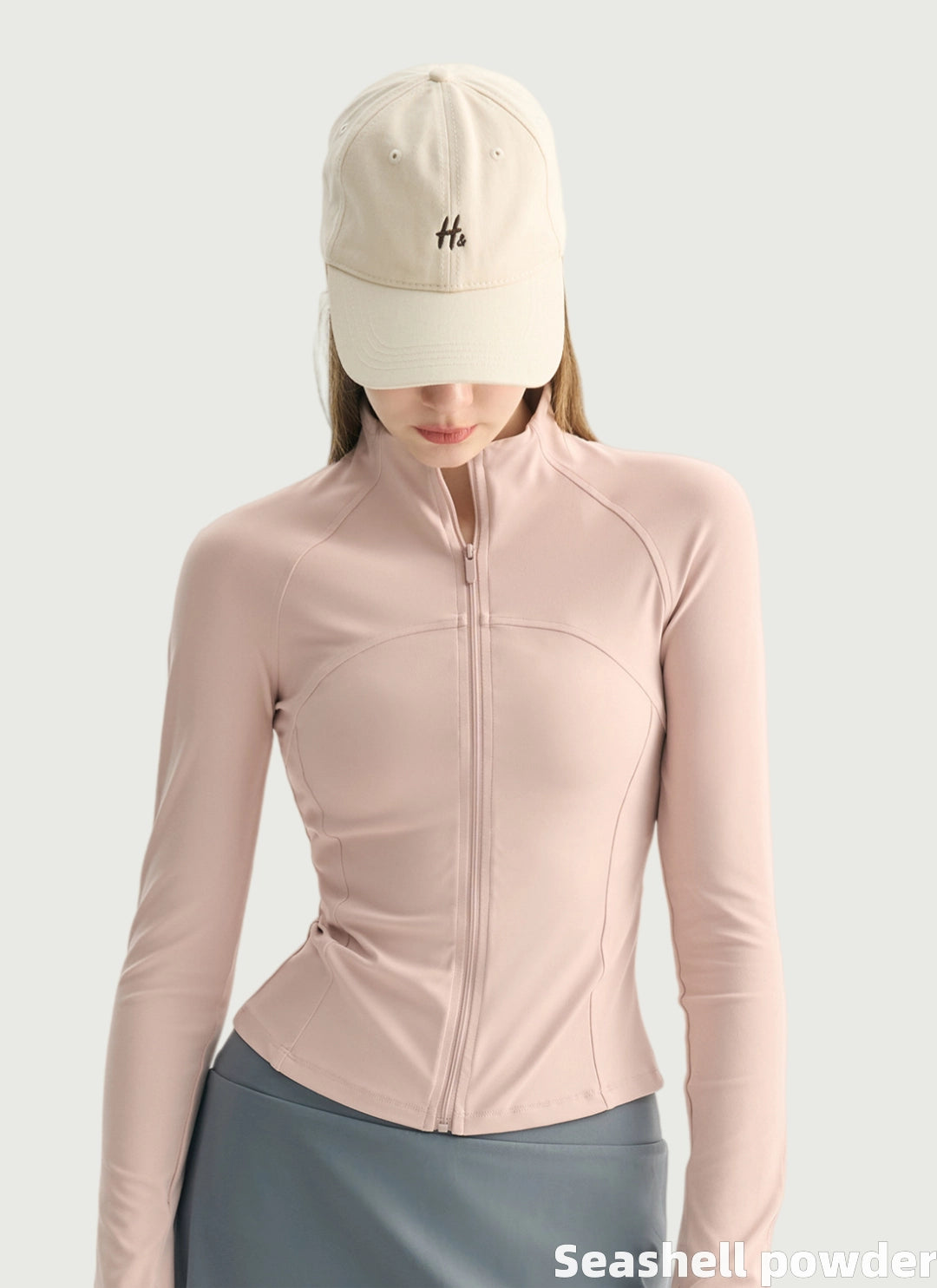 LuneFlow TCX42002 – Hauts de yoga sans couture en gros pour femmes – T-shirts de sport à manches longues respirants effet seconde peau pour le fitness et la course à pied