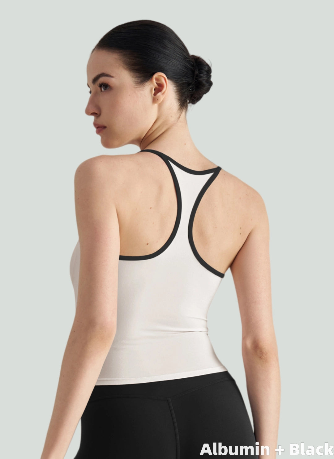 LuneFlow TCX42002 – Hauts de yoga sans couture en gros pour femmes – T-shirts de sport à manches longues respirants effet seconde peau pour le fitness et la course à pied