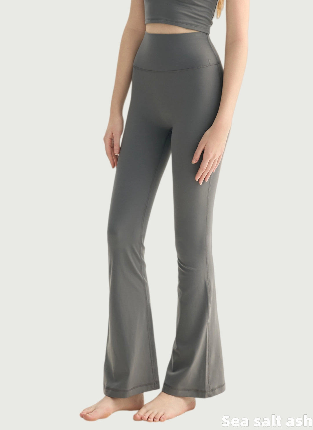 LuneFlow TCX42002 – Hauts de yoga sans couture en gros pour femmes – T-shirts de sport à manches longues respirants effet seconde peau pour le fitness et la course à pied