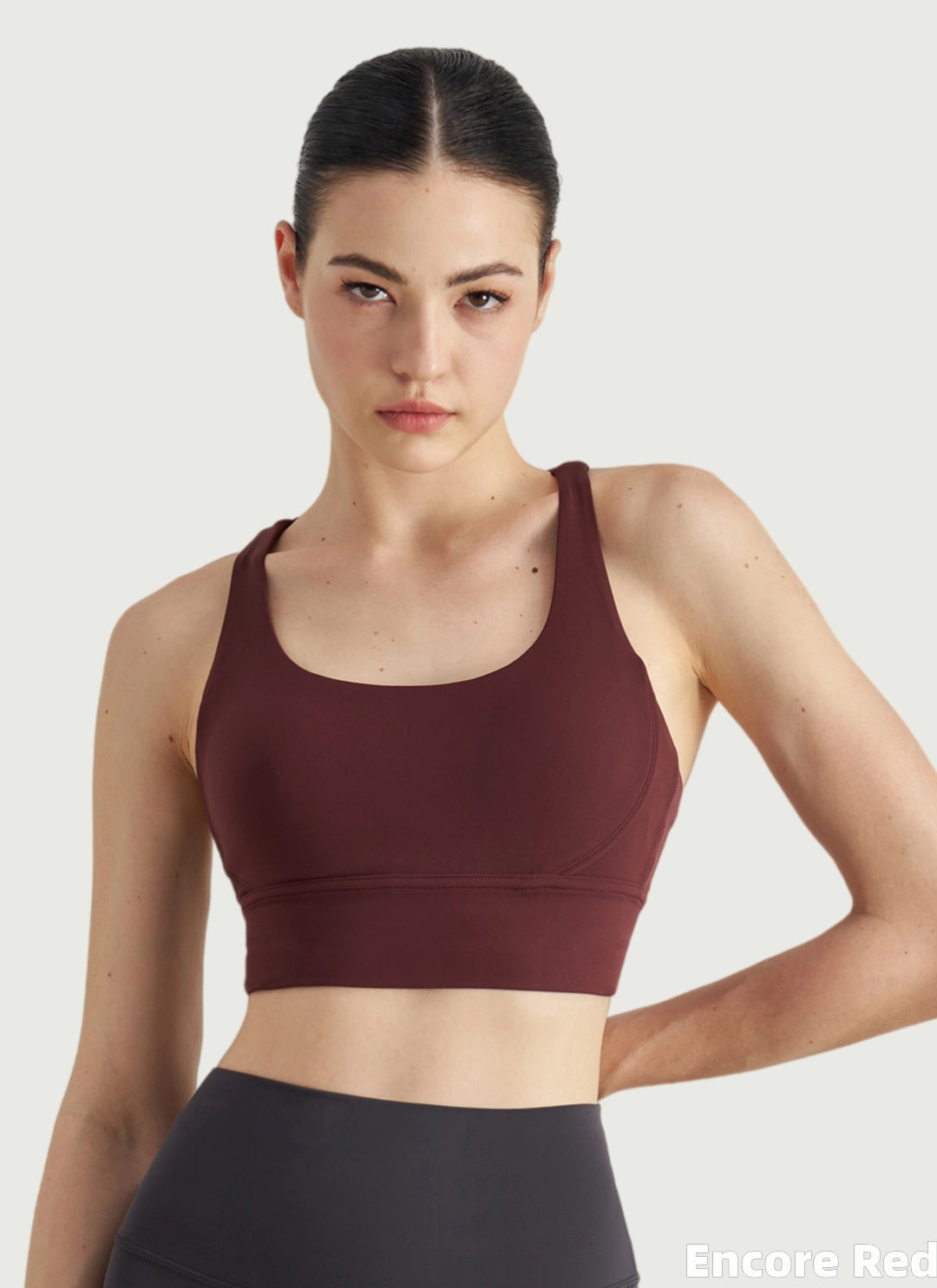 LuneFlow TCX42002 – Hauts de yoga sans couture en gros pour femmes – T-shirts de sport à manches longues respirants effet seconde peau pour le fitness et la course à pied