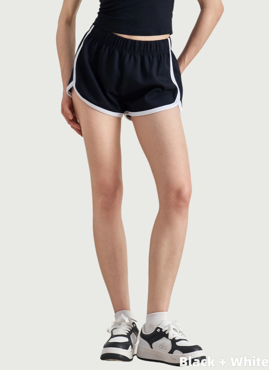 LuneFlow TCX42002 – Hauts de yoga sans couture en gros pour femmes – T-shirts de sport à manches longues respirants effet seconde peau pour le fitness et la course à pied