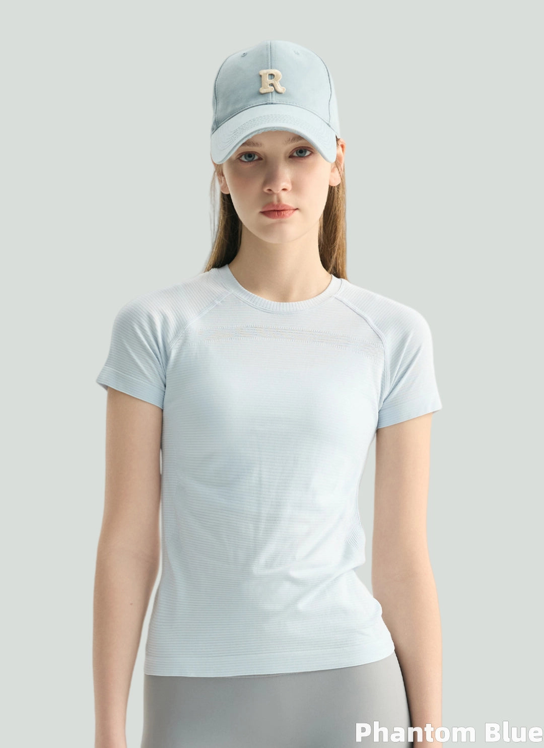 LuneFlow TCX42002 – Hauts de yoga sans couture en gros pour femmes – T-shirts de sport à manches longues respirants effet seconde peau pour le fitness et la course à pied