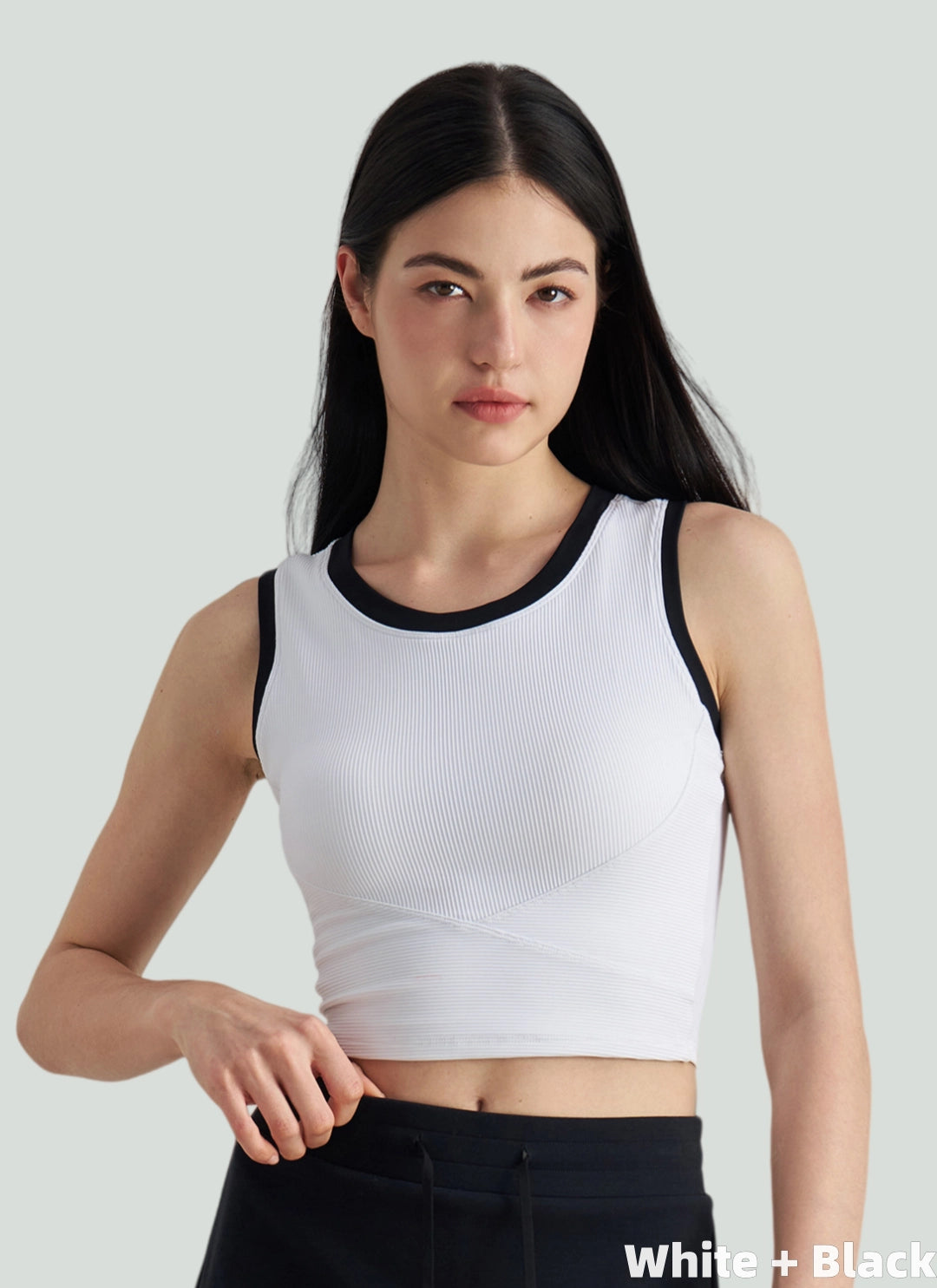 LuneFlow TCX42002 – Hauts de yoga sans couture en gros pour femmes – T-shirts de sport à manches longues respirants effet seconde peau pour le fitness et la course à pied