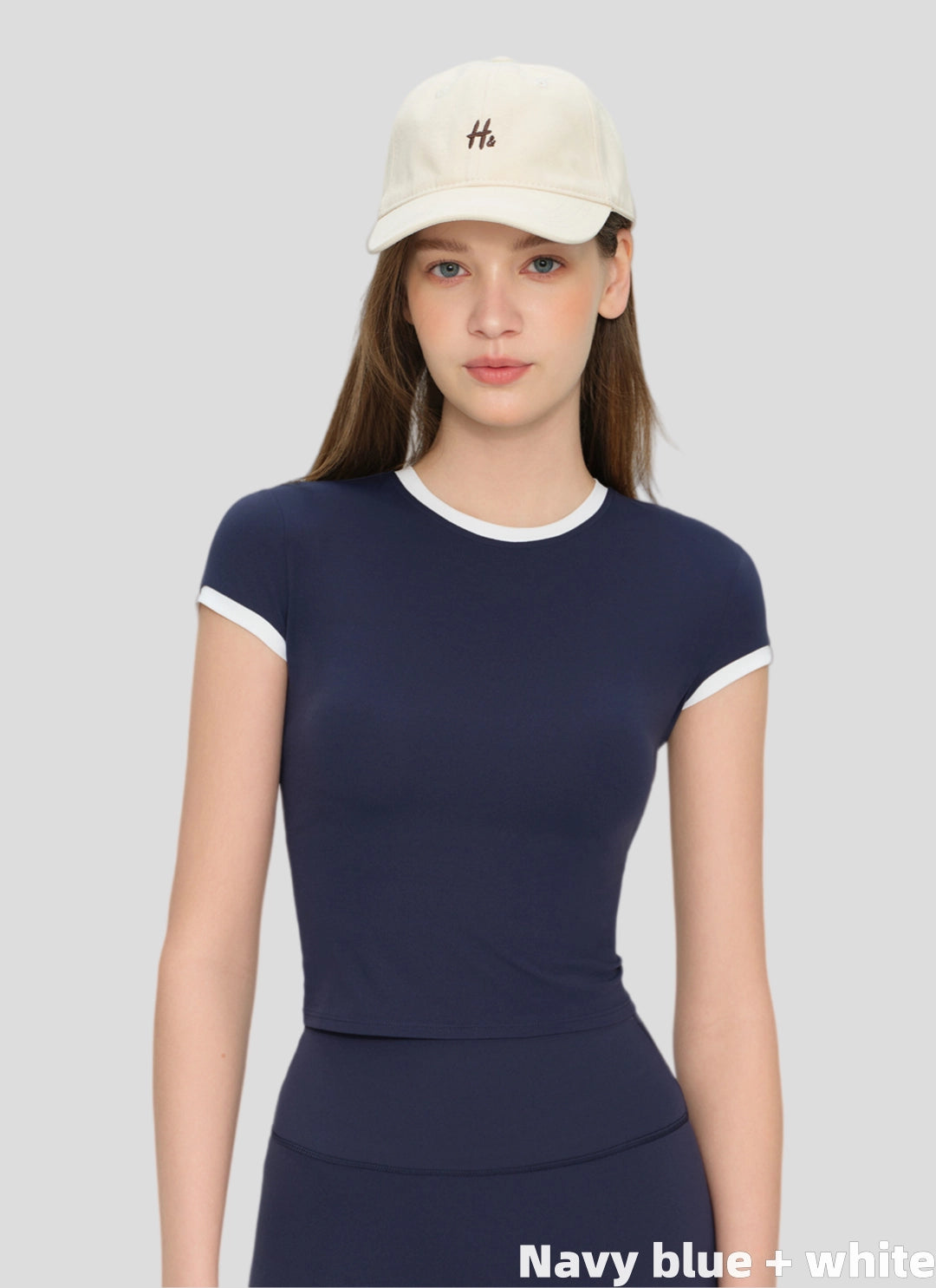 LuneFlow TCX42002 – Hauts de yoga sans couture en gros pour femmes – T-shirts de sport à manches longues respirants effet seconde peau pour le fitness et la course à pied