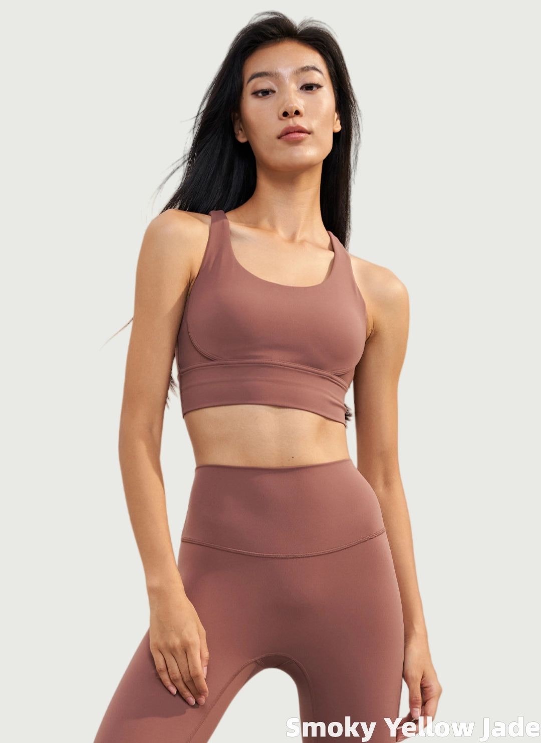 LuneFlow TCX42002 – Hauts de yoga sans couture en gros pour femmes – T-shirts de sport à manches longues respirants effet seconde peau pour le fitness et la course à pied