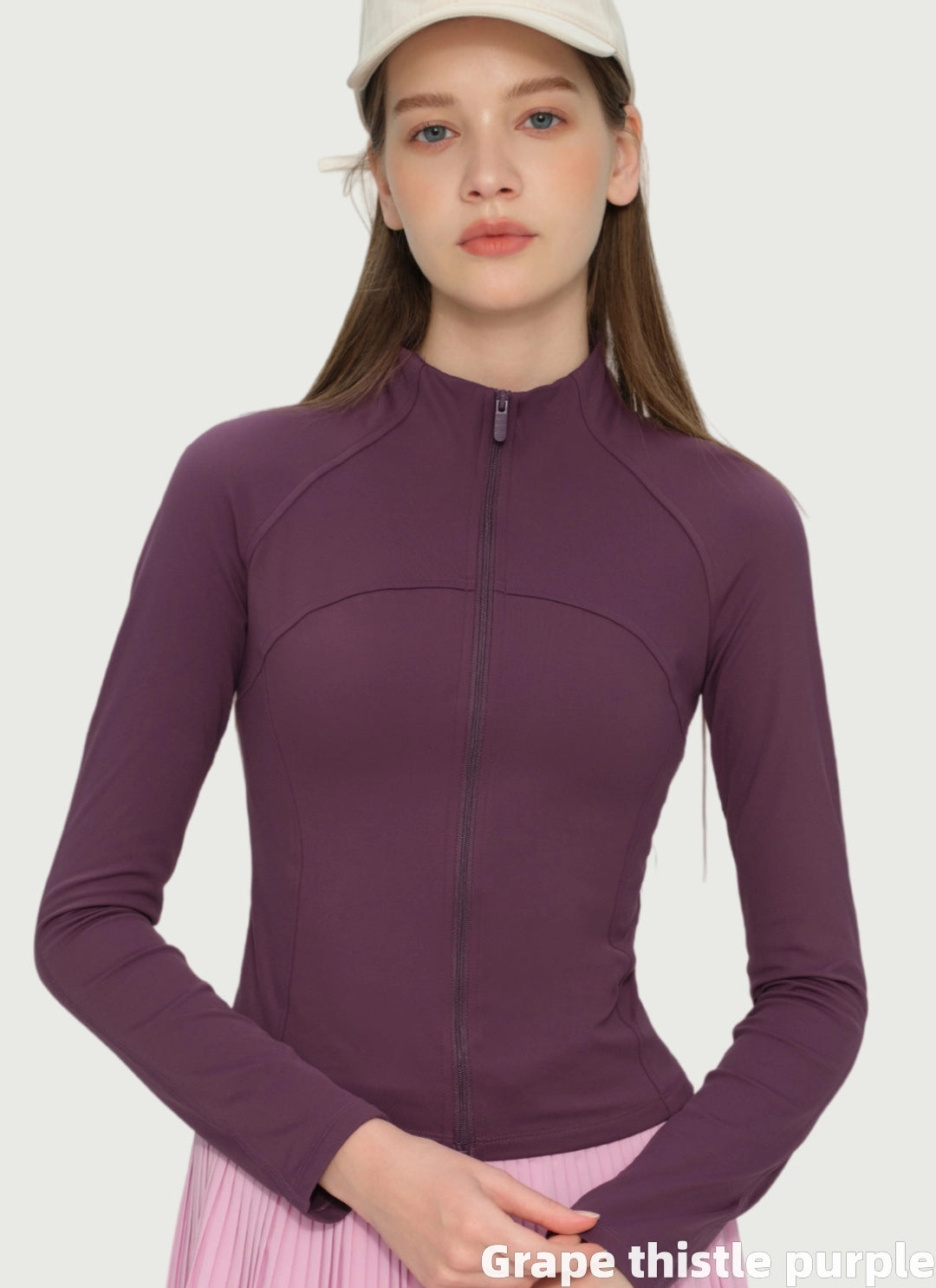 LuneFlow TCX42002 – Hauts de yoga sans couture en gros pour femmes – T-shirts de sport à manches longues respirants effet seconde peau pour le fitness et la course à pied