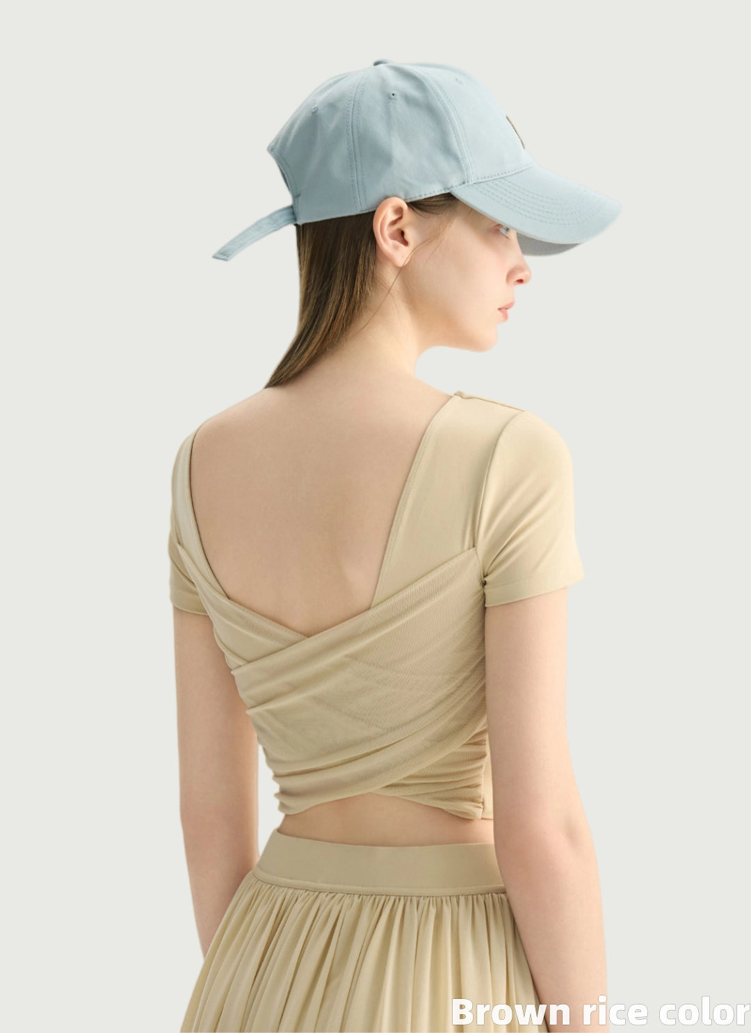 LuneFlow TCX42002 – Hauts de yoga sans couture en gros pour femmes – T-shirts de sport à manches longues respirants effet seconde peau pour le fitness et la course à pied