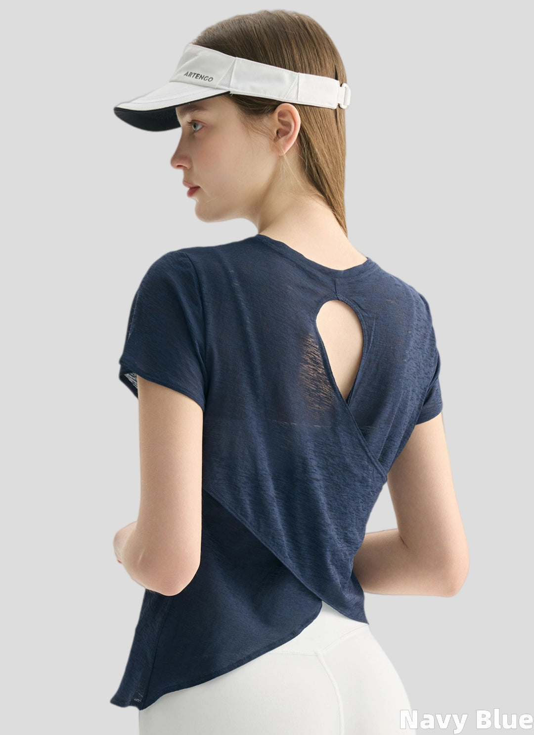 LuneFlow TCX42002 – Hauts de yoga sans couture en gros pour femmes – T-shirts de sport à manches longues respirants effet seconde peau pour le fitness et la course à pied