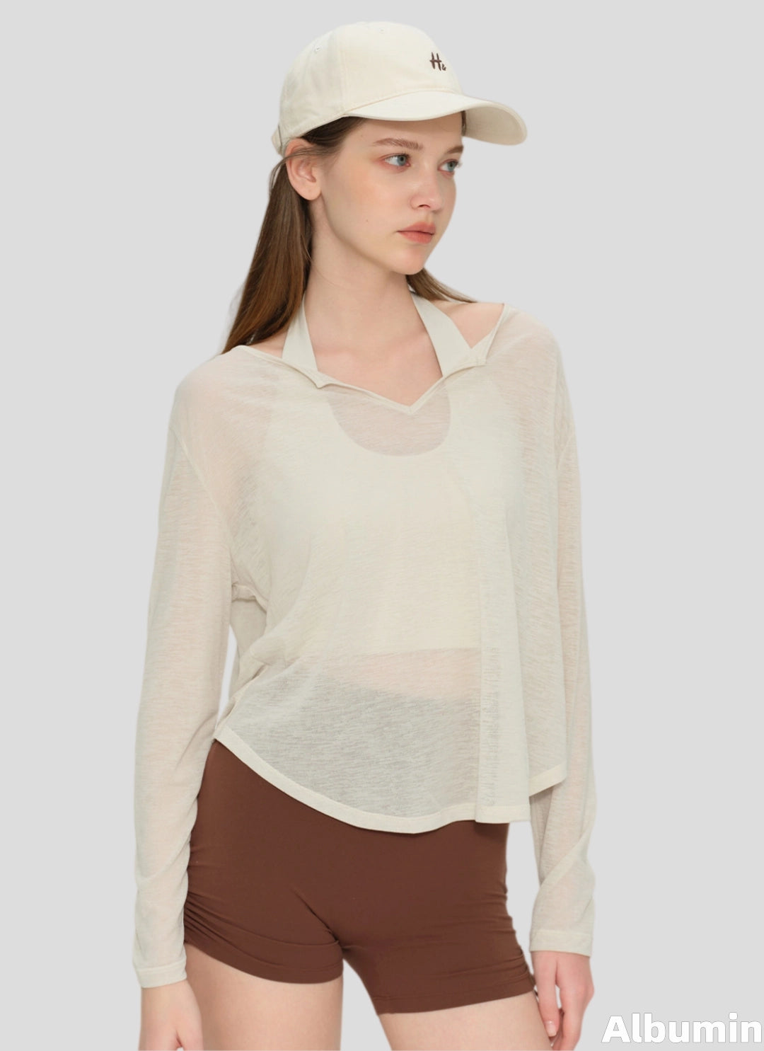 LuneFlow TCX42002 – Hauts de yoga sans couture en gros pour femmes – T-shirts de sport à manches longues respirants effet seconde peau pour le fitness et la course à pied