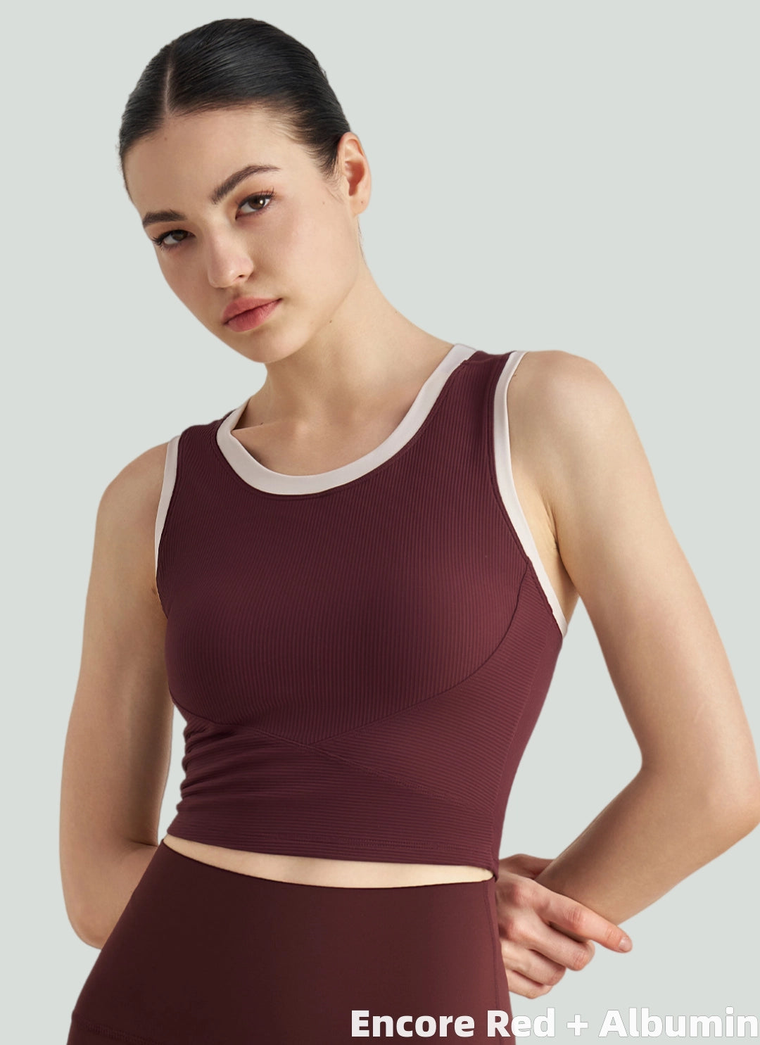 LuneFlow TCX42002 – Hauts de yoga sans couture en gros pour femmes – T-shirts de sport à manches longues respirants effet seconde peau pour le fitness et la course à pied