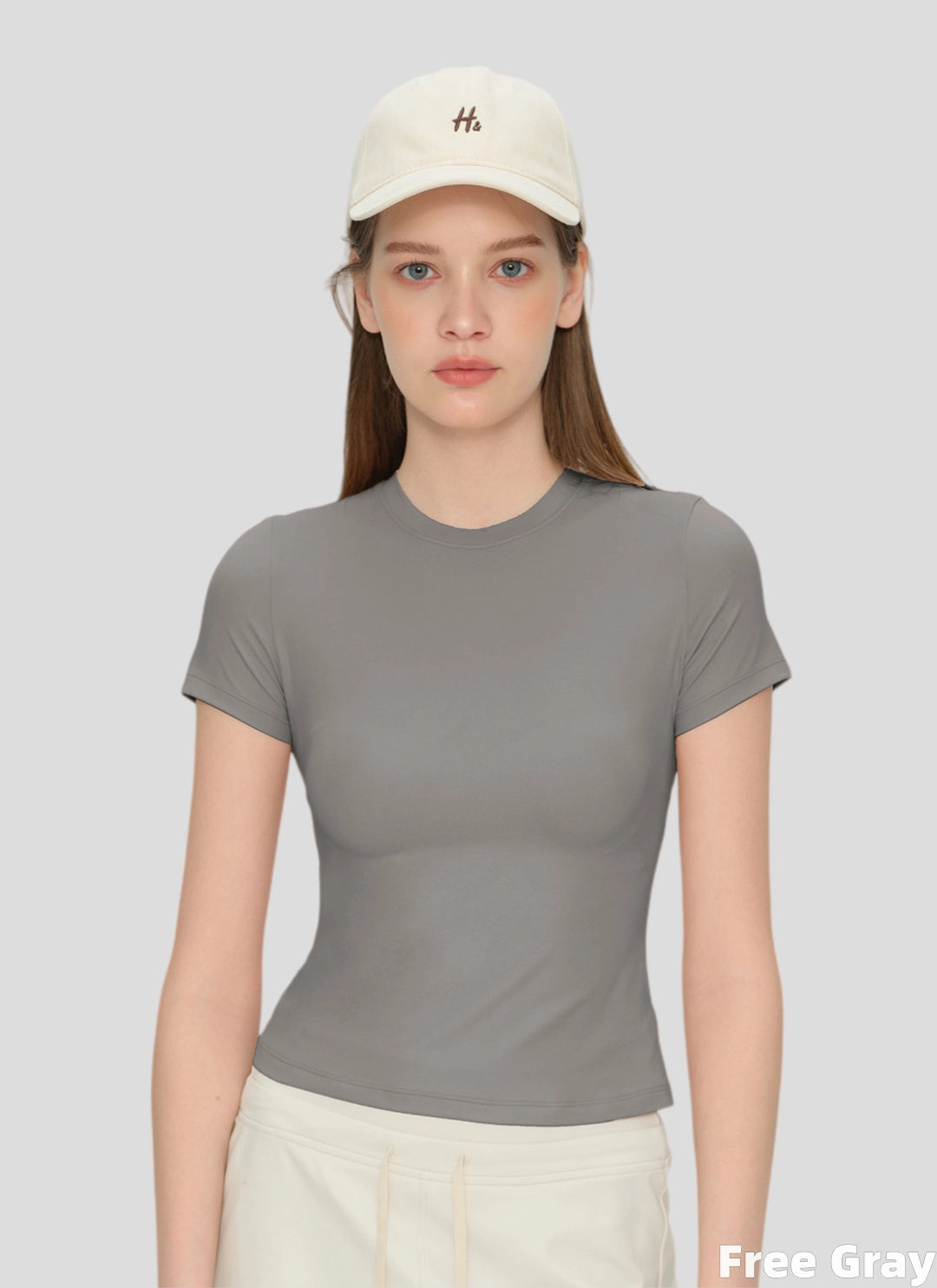 LuneFlow TCX42002 – Hauts de yoga sans couture en gros pour femmes – T-shirts de sport à manches longues respirants effet seconde peau pour le fitness et la course à pied
