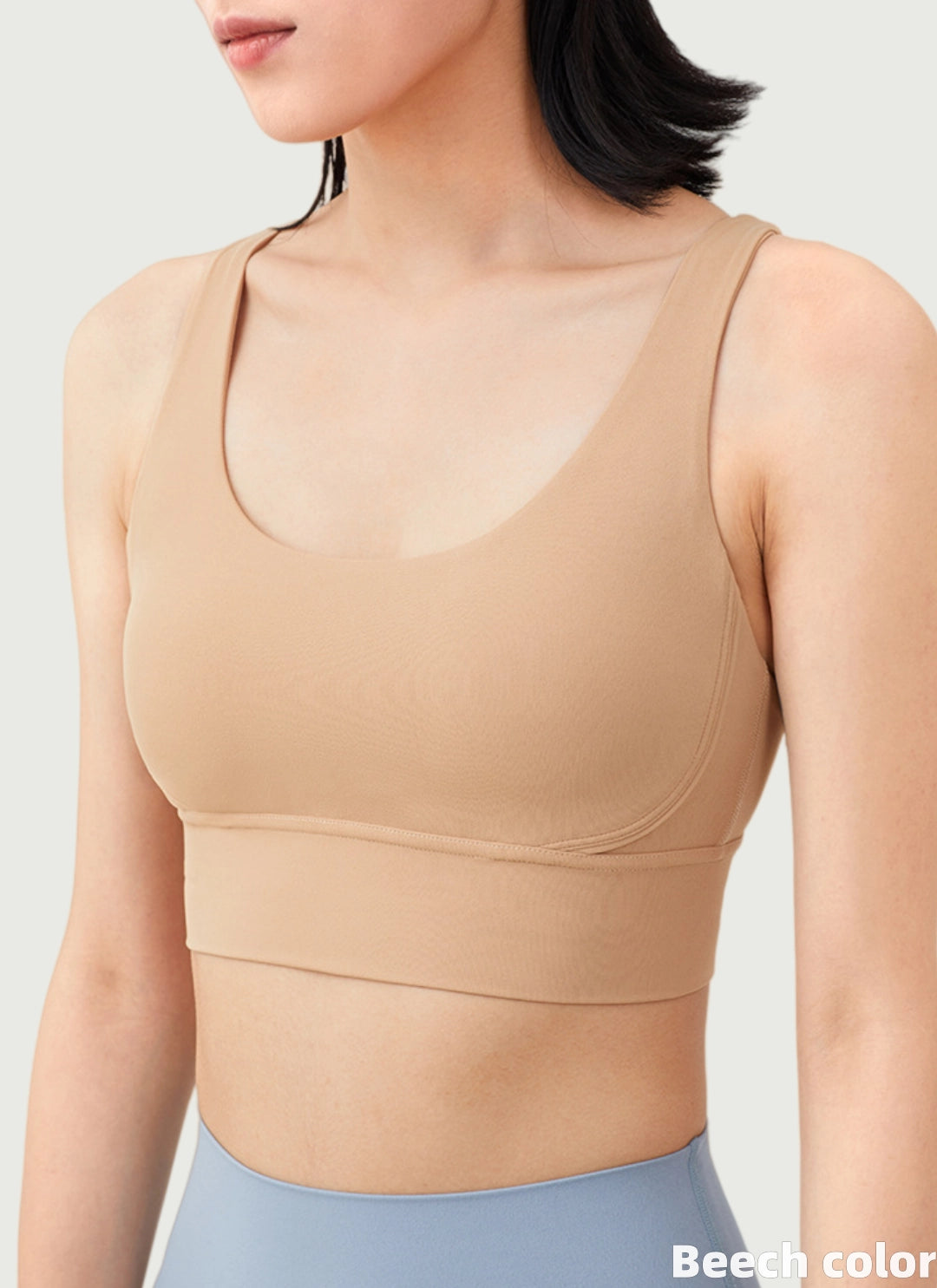 LuneFlow TCX42002 – Hauts de yoga sans couture en gros pour femmes – T-shirts de sport à manches longues respirants effet seconde peau pour le fitness et la course à pied